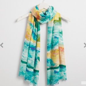 Watercolor Oblong Scarf